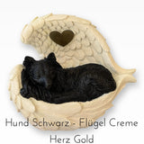 Monello® Hundeurne Deluxe für langes Fell mit Gravur