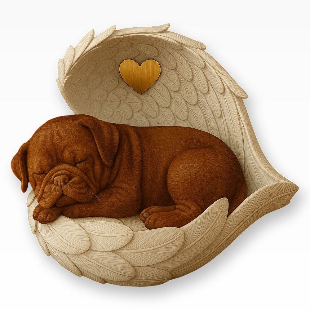 Monello® Hundeurne Deluxe Mops in Engelsflügel