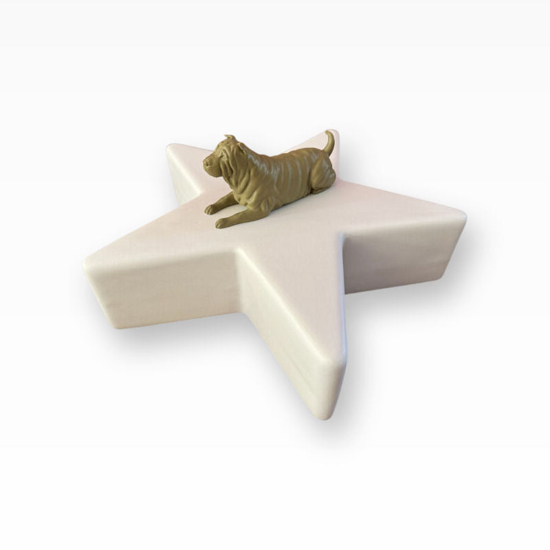 Monello Hundeurne Shar-Pei wacht auf seinem Stern