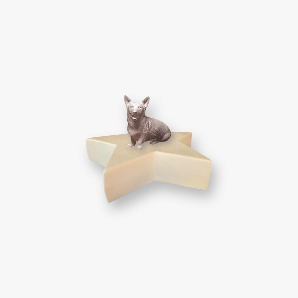 Monello Hundeurne Corgi Sternurne Tierurne für Zuhause