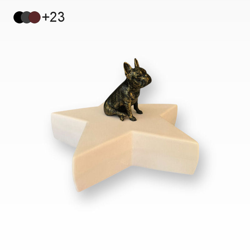 Monello Hundeurne Französische Bulldogge auf Stern