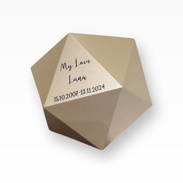 Heiso Designurne Tierurne Ikoseder