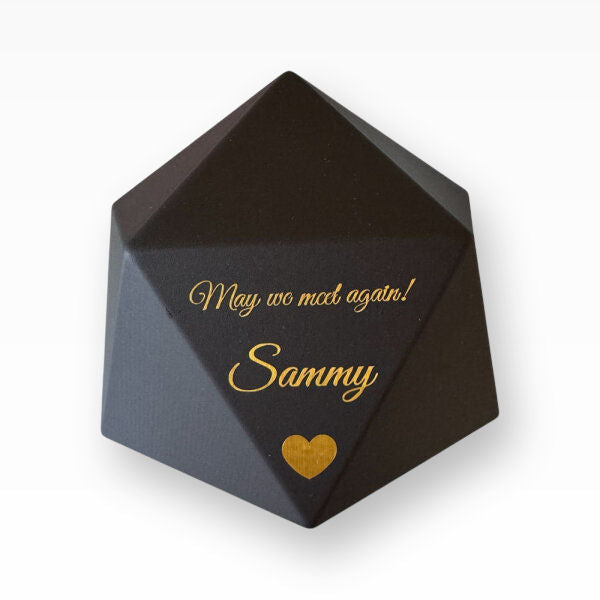 Heiso Designurne Tierurne Ikoseder