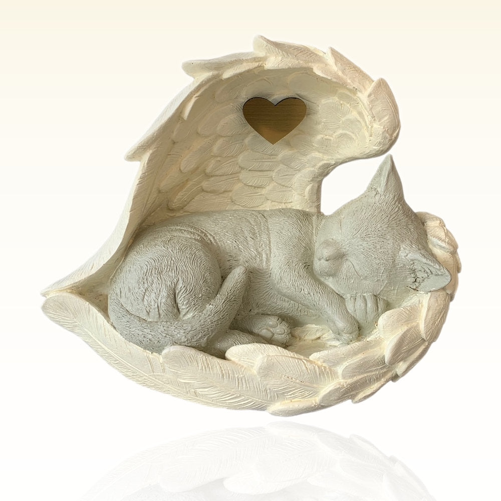 Monello® Katzenurne Deluxe Katze in Engelsflügel