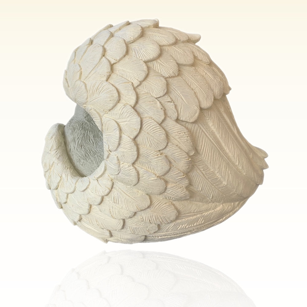 Monello® Katzenurne Deluxe Katze in Engelsflügel