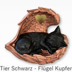 Monello® Katzenurne Deluxe Katze in Engelsflügel