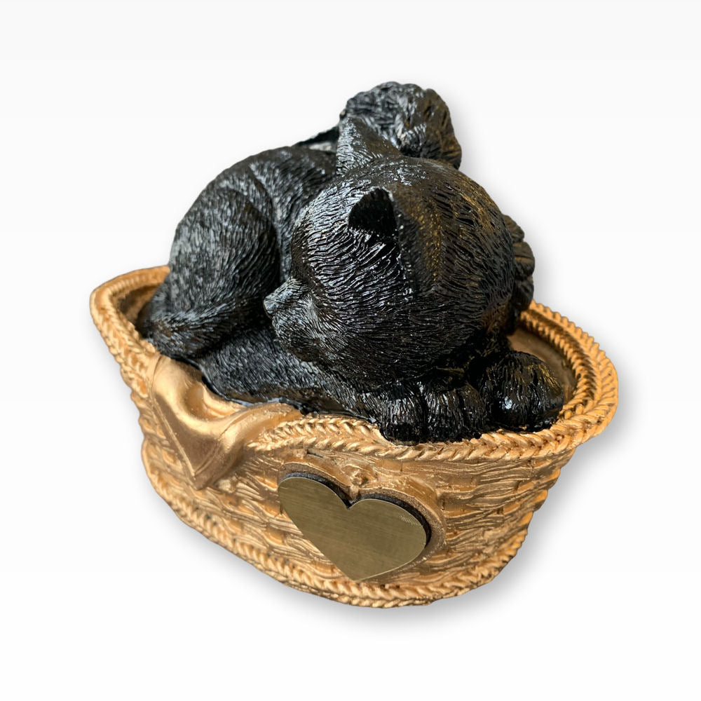 Monello® Katzenurne Deluxe Katze in Korb