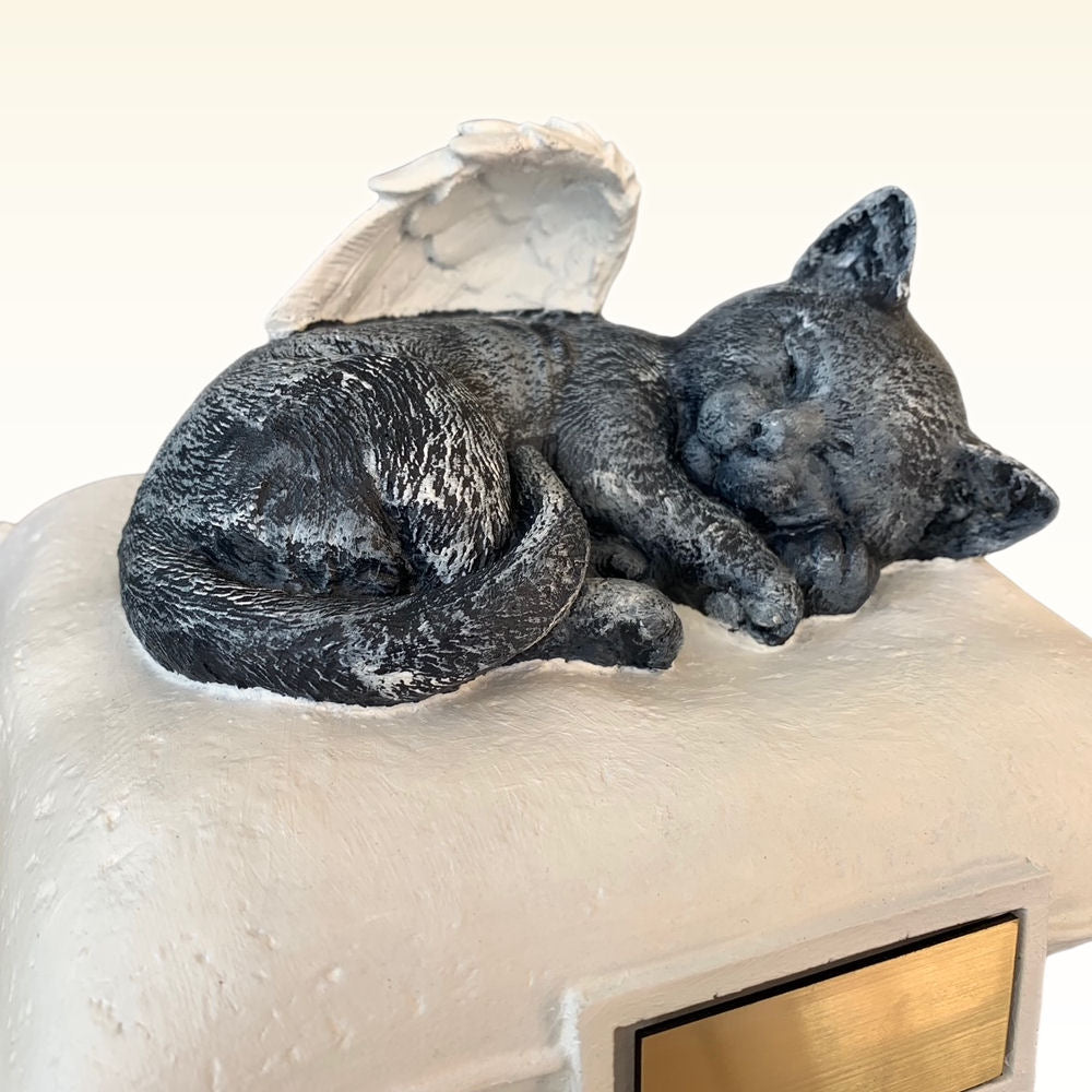 Monello® Katzenurne Deluxe Katze auf Kissen