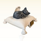 Monello® Katzenurne Deluxe Katze auf Kissen