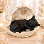 Monello® Katzenurne Deluxe Katze in Engelsflügeln mit Gravur