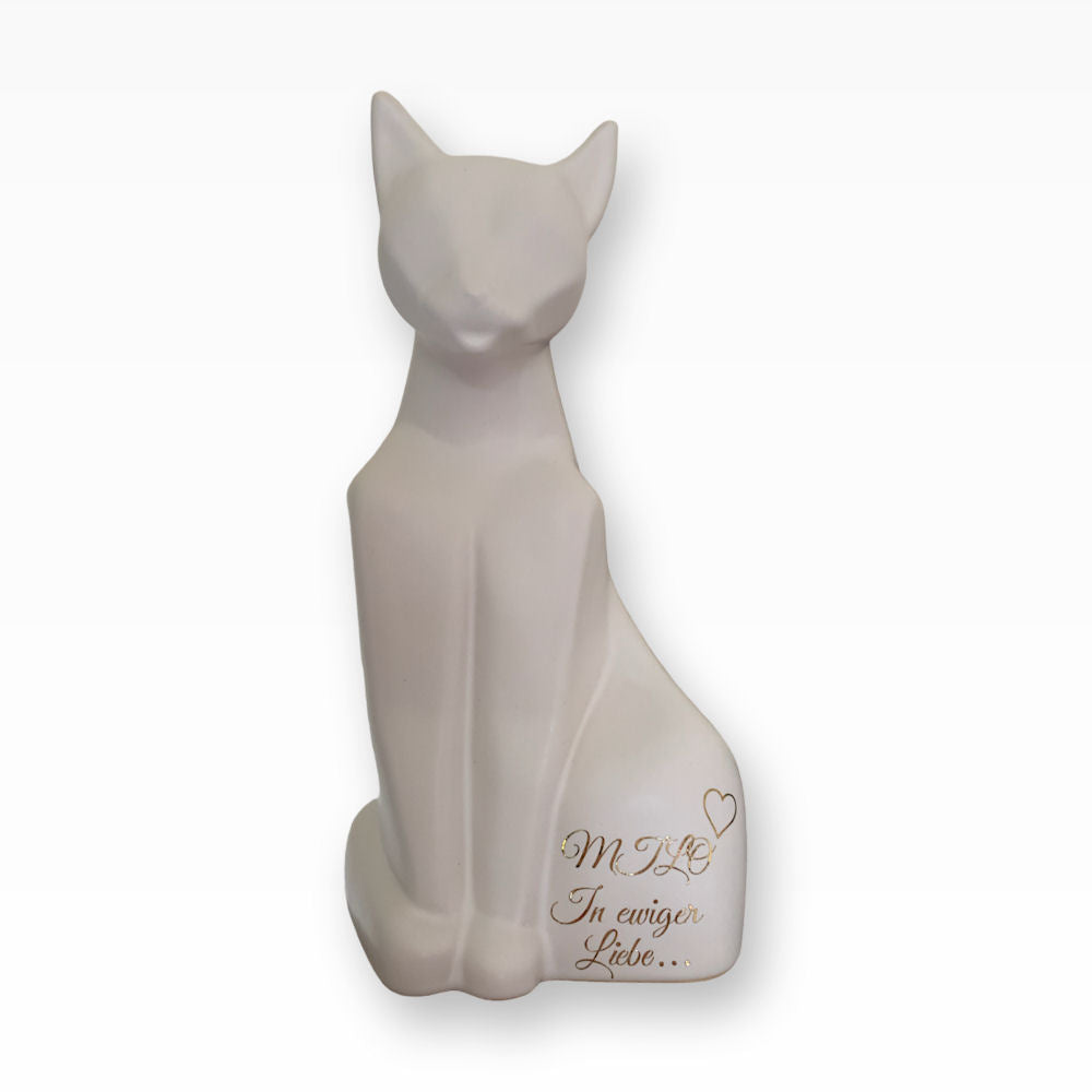 Katzenurne Keramik Katzenfigur sitzend