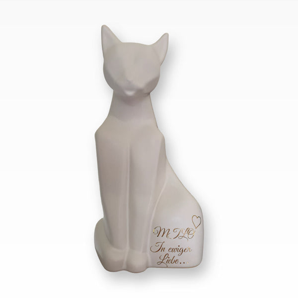 Katzenurne Keramik Katzenfigur sitzend