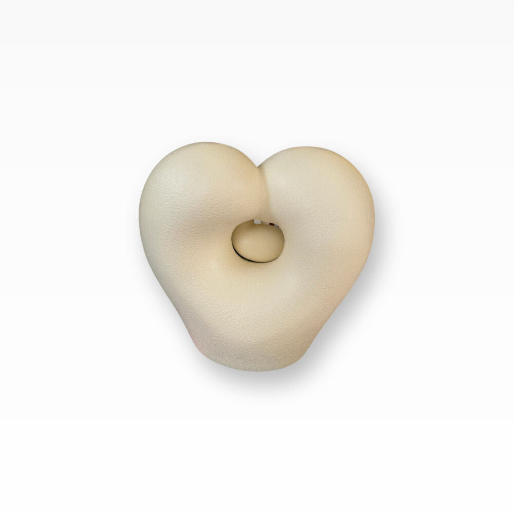 Katzenurne Porzellan Herz mit Katze nach Farbwahl