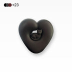 Katzenurne Porzellan Herz mit Katze nach Farbwahl