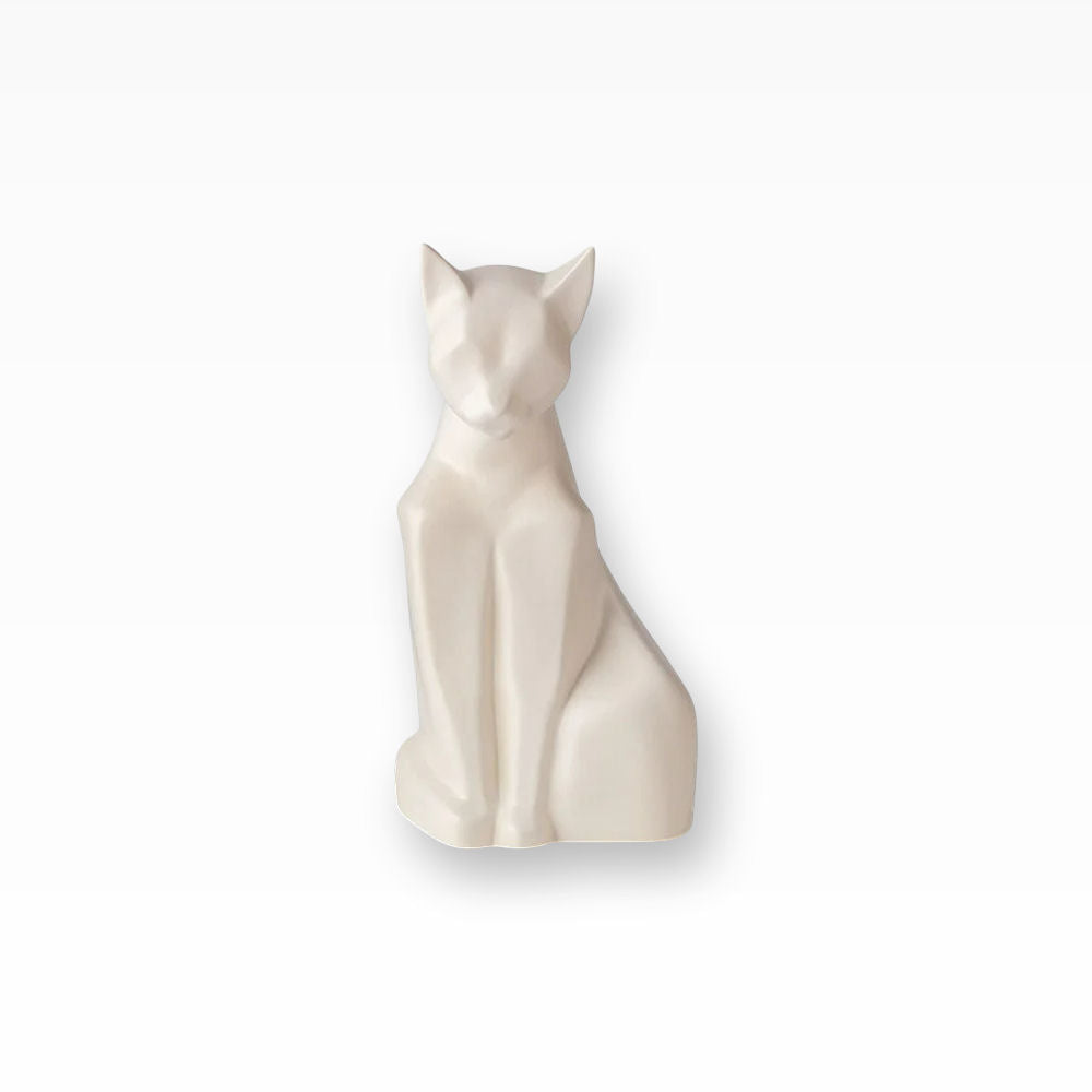 Katzenurne Keramik Katzenfigur sitzend