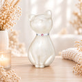 Loveurns Katzenurne Katzenfigur mit Kristall