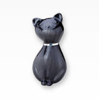 Loveurns Katzenurne Katzenfigur mit Kristall