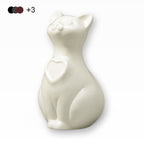 Heiso Katzenurne mit Bilderrahmen in Herzform