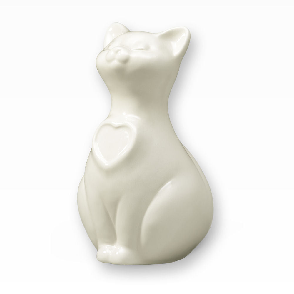 Heiso Katzenurne mit Bilderrahmen in Herzform