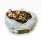 Monello® Tierurne Schlafende Katze bemalt nach Fotovorlage