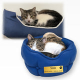 Monello® Tierurne Schlafende Katze bemalt nach Fotovorlage
