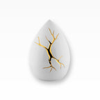 Tierurne Kintsugi Eiform Symbol der Auferstehung