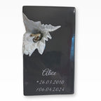 Keramikurne Herz Tierurne für Zuhause