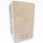 Keramikurne Herz Tierurne für Zuhause