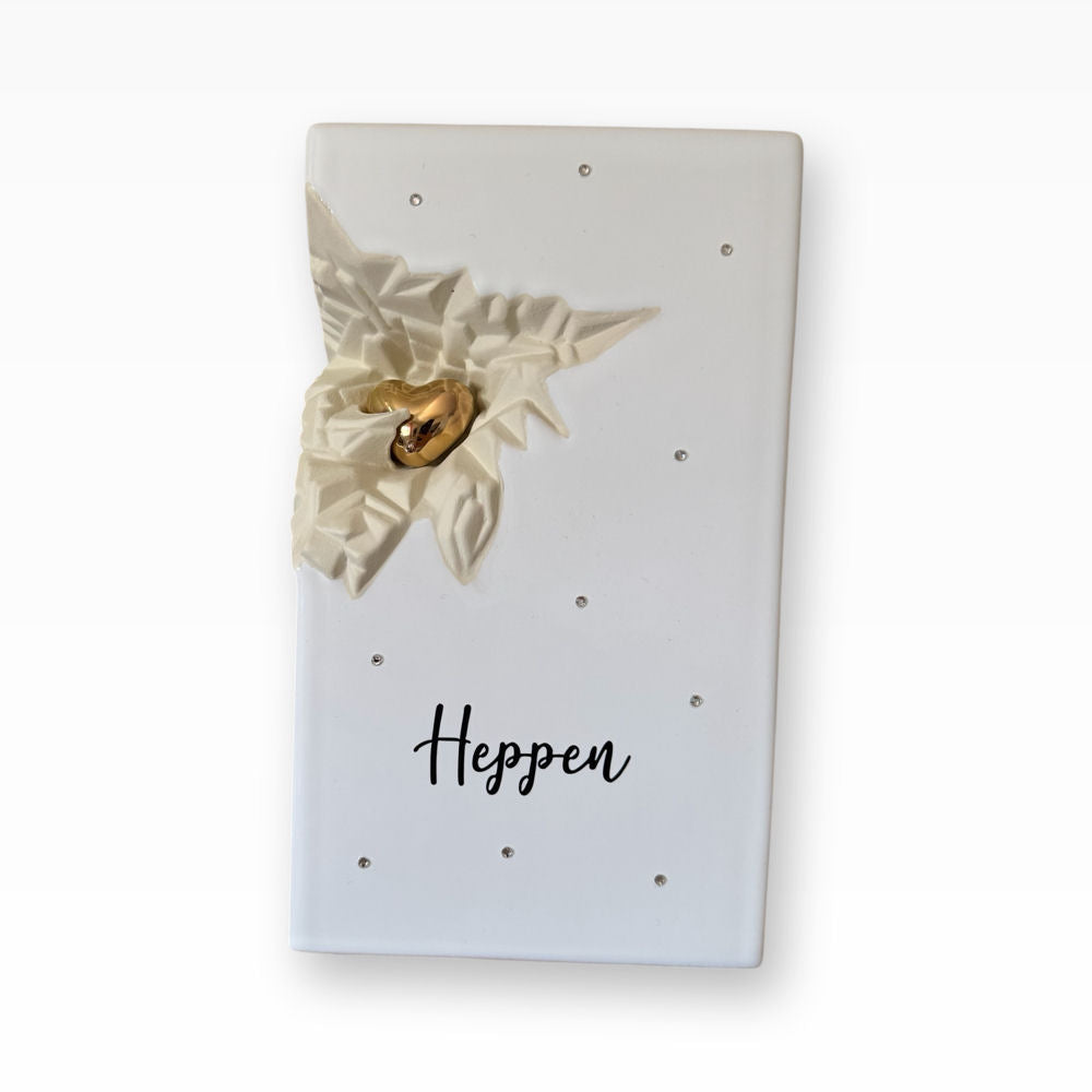 Keramikurne Herz Tierurne für Zuhause