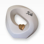 Keramikurne mit Herzchen