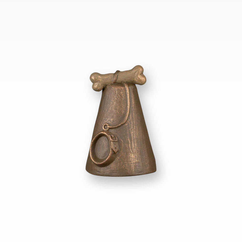 Hundeurne Keramik Halsband Knochen