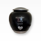 Kleintierurne für Kaninchen und Hasen Schwarz Silber