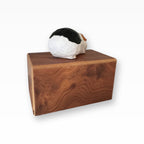Monello Meerschweinchen-Urne aus Holz – Erinnerungsbox