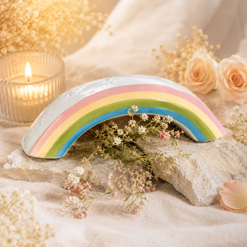 Monello Tierurne Regenbogenbrücke aus Keramik