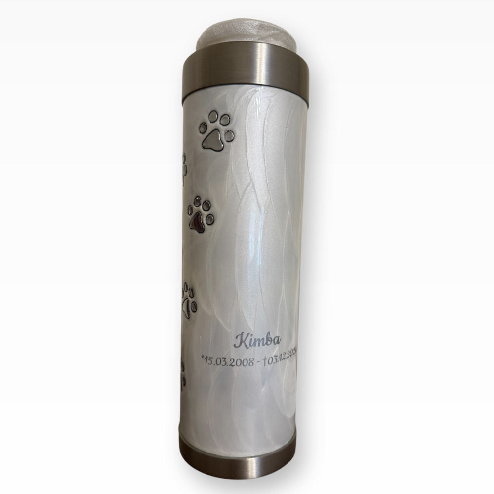 Loveurns Teelicht Tierurne mit Pfötchenspur