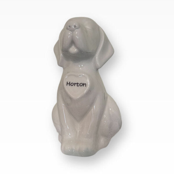 Heiso Hundeurne mit Bilderrahmen in Herzform