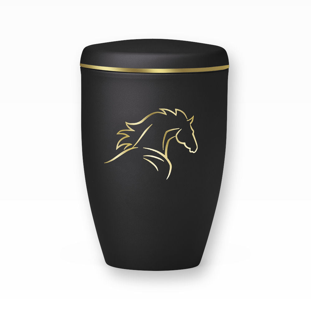 Heiso Pferdeurne mit Pferdesilhouette