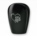 Heiso Tierurne Keramikurne Modern Kristallsteine