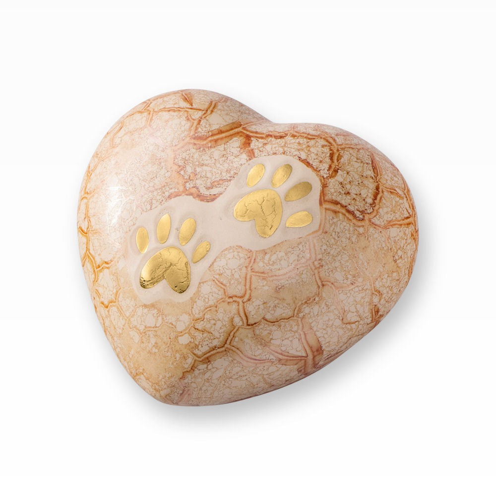 Heiso Keramikherz Urne für Tiere