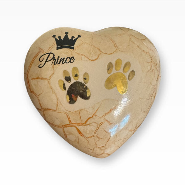 Heiso Keramikherz Urne für Tiere