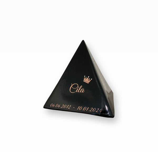 Heiso Tierurne Keramikurne Pyramide Elegance