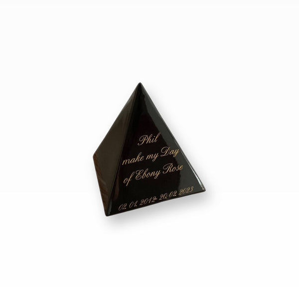 Heiso Tierurne Keramikurne Pyramide Elegance