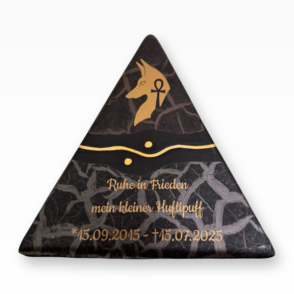 Heiso Tierurne Pyramide Modern Marmoriert