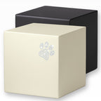 Heiso Tierurne Würfelurne Pfote aus Strasssteinchen