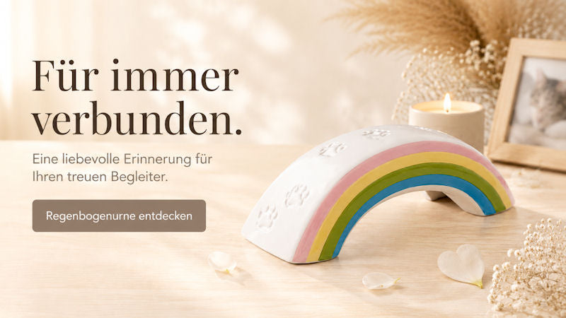 Monello Regenbogenurne als liebevolle Erinnerung