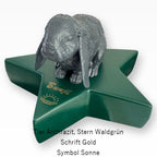 Monello Urne für Nager Hasen und Kaninchen Sternurne