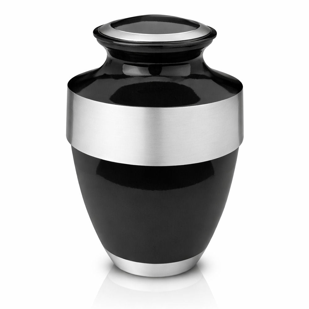 Loveurns Moderne Humanurne mit Kontrastband Espana