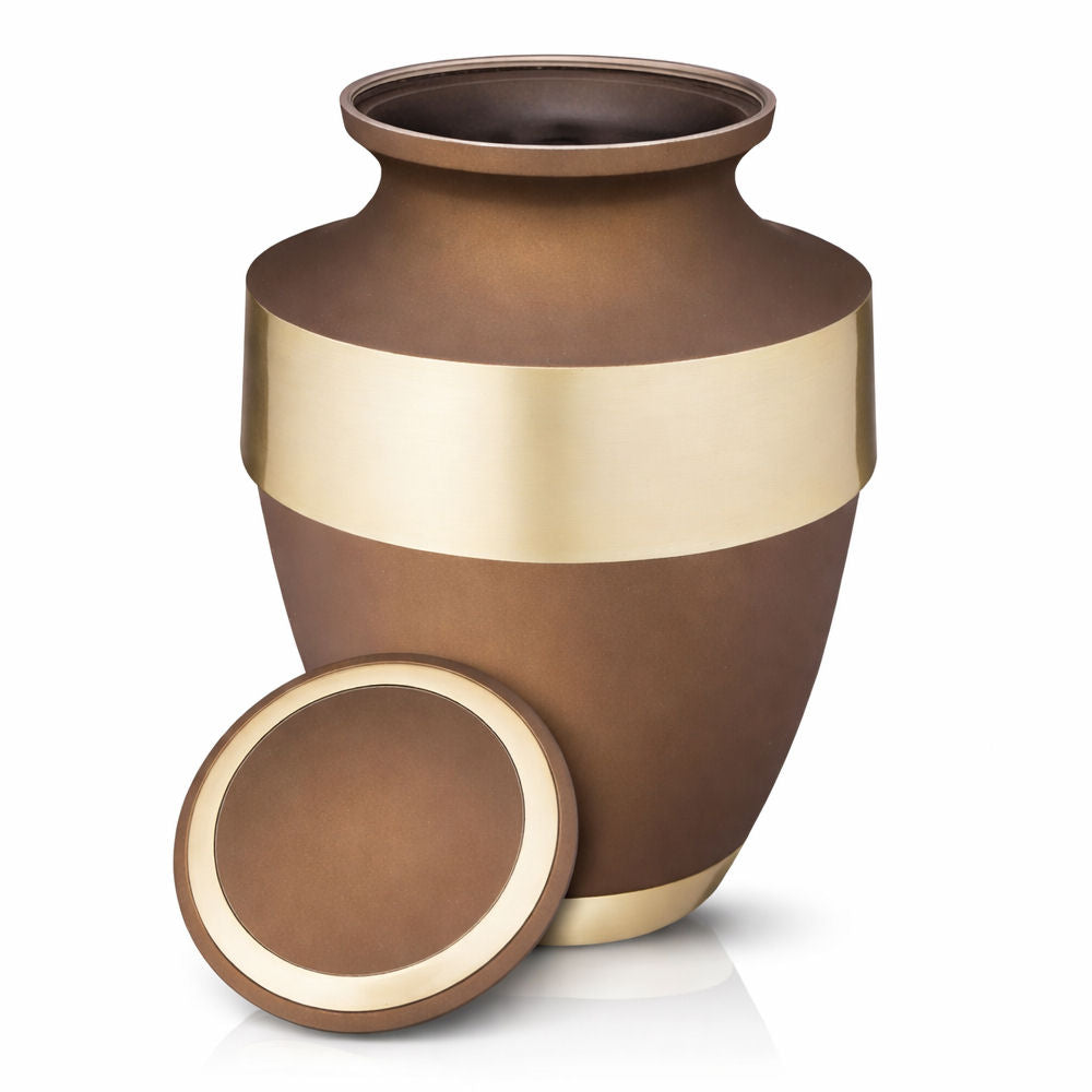 Loveurns Moderne Humanurne mit Kontrastband Espana