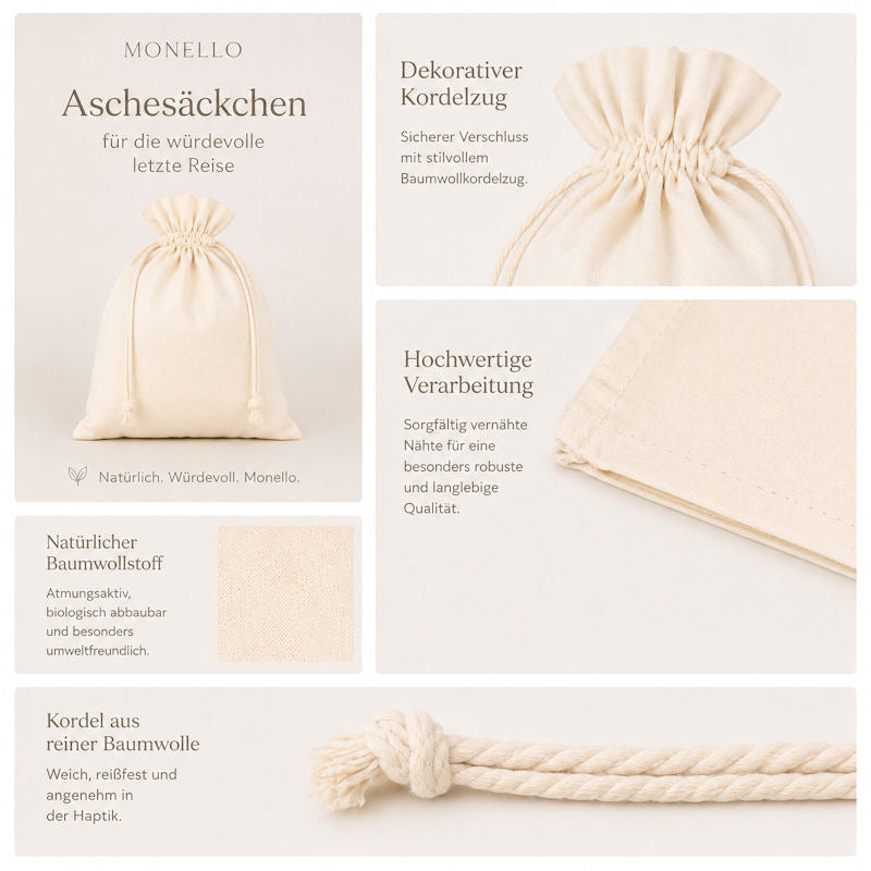 Monello Aschesäckchen aus Baumwolle