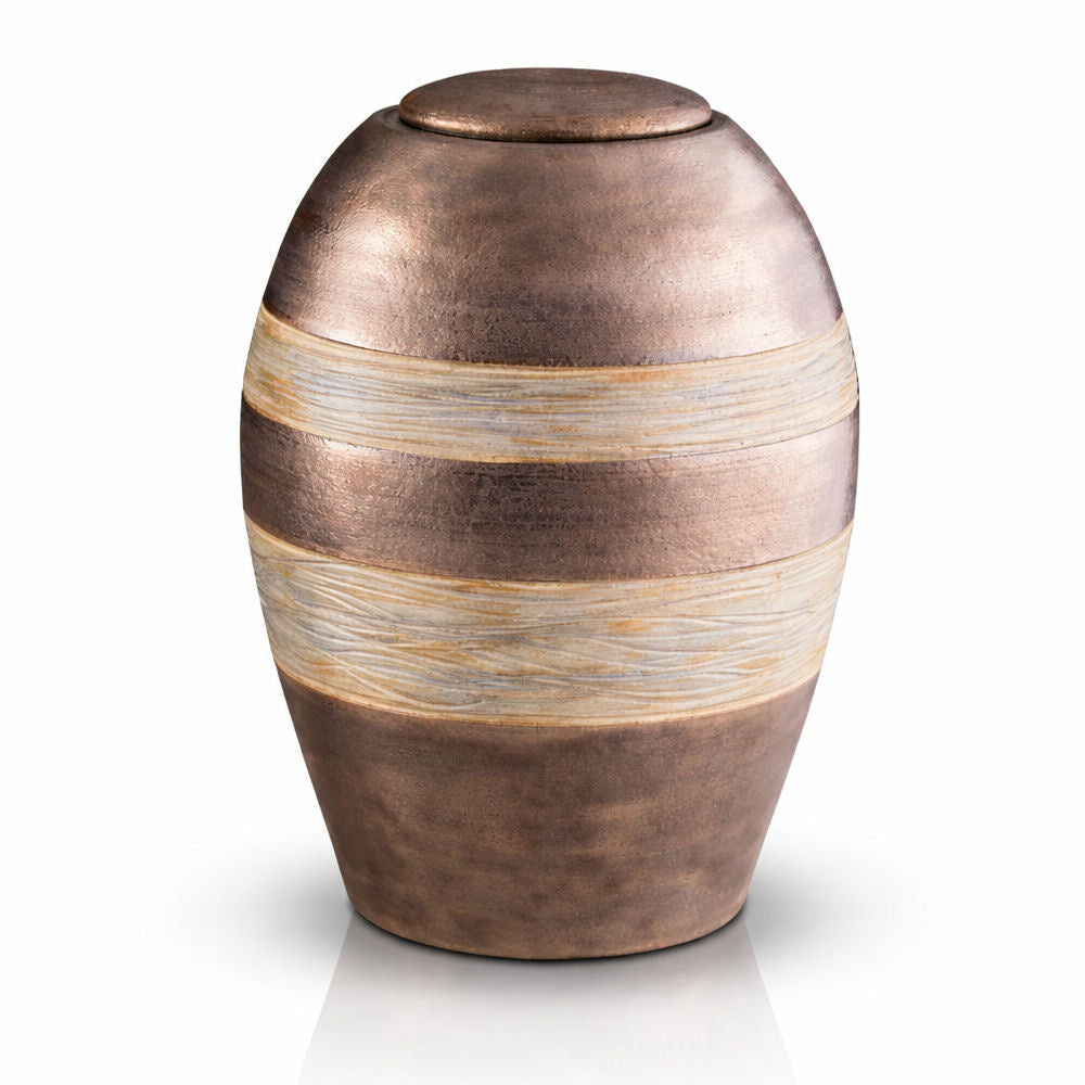 Urne für die Beisetzung Metallic 2-fach